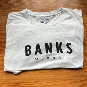 Banks journal tee